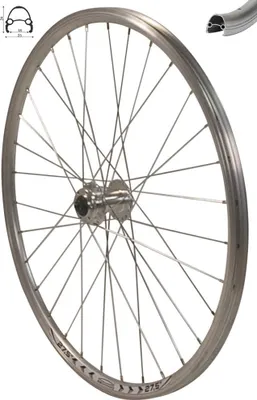 Produktbild von REDONDO 27,5 Zoll Vorderrad Laufrad Fahrrad V Profil Felge Silber Disc