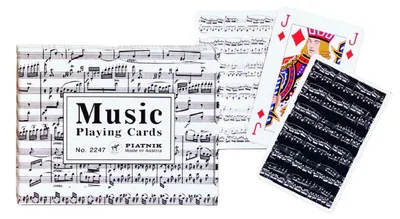 Immagine prodotto di Carte da gioco musicali Piatnik - doppio mazzo