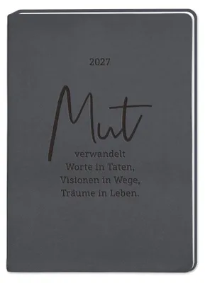 Produktbild von Terminplaner Lederlook 2027 Schwarz