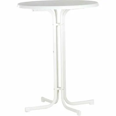 Produktbild von SIEGER Stehbiertisch 86cm weiß Biertisch Standtisch Stehtisch Tisch Bier Steh klappbar