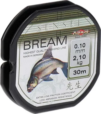 Produktbild von Mikado Sensei Bream Monofile Schnüre 30 M Grün 0.100 mm Grün 0.100 mm