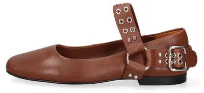 Produktbild von Damen Pumps Echtleder schwarz mit verzierter Schnalle Marc Ellis Seraphina Black B 36