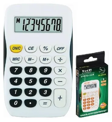Obrázek produktu pro Kalkulator kieszonkowy Toor TR-295-K, 8-pozycyjny