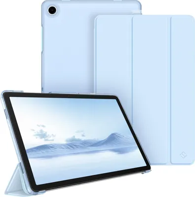 Produktbild von Fintie Hülle für Samsung Galaxy Tab A11+ Plus 11" 2025 / Tab A9+ Plus 11 Zoll 2023 Tablet, Ultradünn Schutzhülle mit Translucent Rückseite Cover, Himmelblau