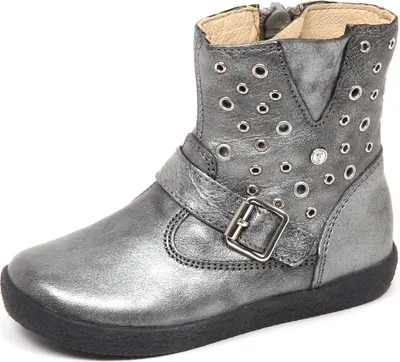 Produktbild von E3256 Baby Mädchen Stiefel grau FALCOTTO NATURINO erste Schritte Schuhe Baby Mädchen