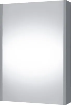 Produktbild von Planetmöbel Spiegelschrank 50 cm Grau Matt – Eleganter Badezimmerschrank mit Soft-Close-Funktion