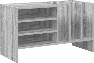 Produktbild von vidaXL Schallplattenschrank mit Regal Graues Sonoma 78,5 x 35 x 45 cm