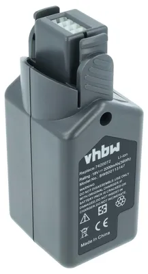 Produktbild von vhbw Akku Ersatz für Wolf Garten Li-Ion Power-Pack 3, 7420090, 7420072 für Rasentrimmer Elektrosense (2000mAh 18V Li-Ion)