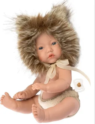 Image de Mini Baby Lion poupée vinyle 30cm