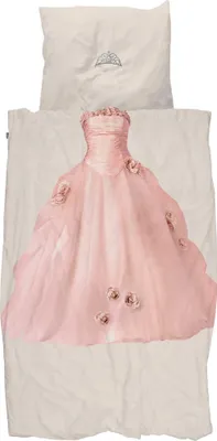 Produktbild von SNURK Bettwäsche-Garnitur Princess Beige Größe 135x200cm+80x80