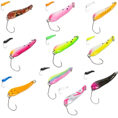 Produktbild von FTM Spoon Bomb 4g 3,9cm - Forellenblinker, Farbe:pink-weiß/ schwarz