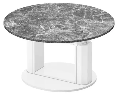 Produktbild von Design Couchtisch HEM-111 Hochglanz ausziehbar höhenverstellbar Tisch