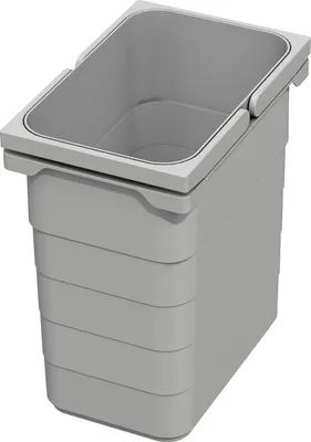 Produktbild von Ninka Abfallsammler 7 Liter alugrau – Einbau-Abfalleimer, Modell 5076
