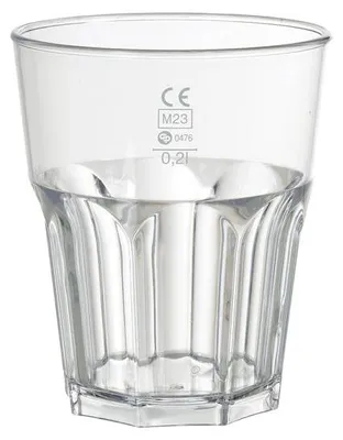 Produktbild von 120 Anyday Gläser Mehrweg 240 ml Transparent, 24 cl