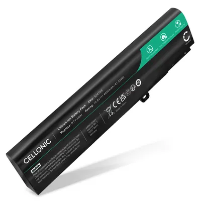 Image de CELLONIC 1x Batterie pour Ordinateur portable Compatible avec MSI GE72, GL62 6QF, GE72 6QE, 3ICR19/66-2 - (4400mAh, 10.8V)