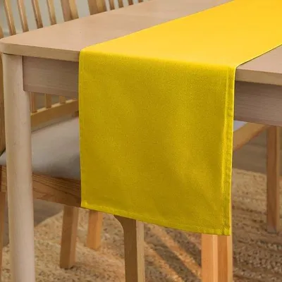 Obrázek produktu pro Žlutý ubrus, 32 x 183 cm, bavlna, lze prát