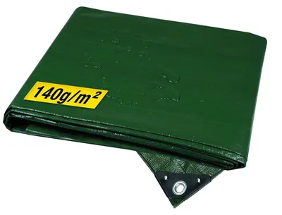 Produktbild von horizont Abdeckplane universal | grün | 2 x 3 m | 140 g / m²