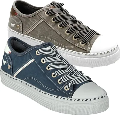 Produktbild von Mustang Damen Schnürschuhe Halbschuhe Sneaker 1376-301, Größe:39 EU, Farbe:Grau