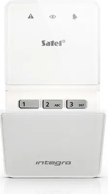 Produktbild von Satel INT-SF-W, Weiß, Kabelgebunden, Status, 12 V, -10 - 55 °C, 80 mm