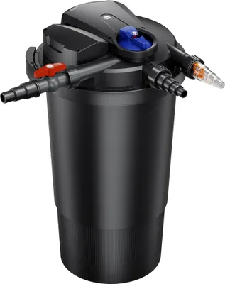 Produktbild von SunSun CPA-15000 Druckteichfilter 10.000 l/h / 18 W UVC Einheit, Teichdruckfilter für Teiche bis 30.000 Liter, Teichklärer, Filteranlage