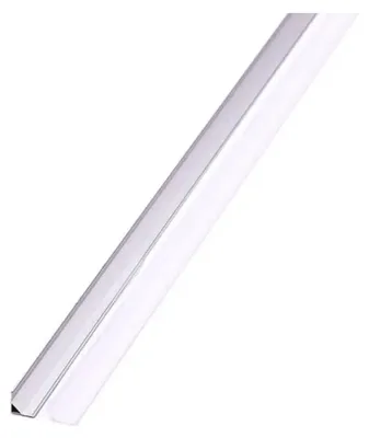 Produktbild von Aufputz-Lichtband - Montagesatz mit Diffusor - Silber - IP20