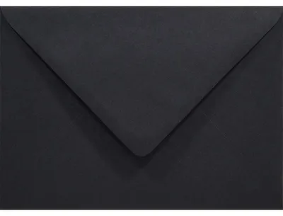 Obrázek produktu pro B6 obálky, černé – 100 kusů, rozměr 12,5 x 17,5 cm