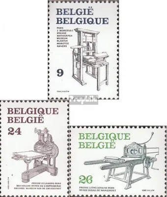 Produktbild von Briefmarken Belgien 1988 Mi 2361-2363 (kompl.Ausg.) postfrisch Die Buchdruckerkunst