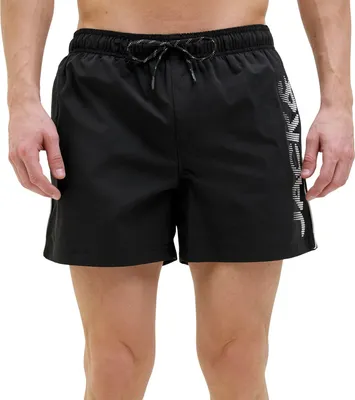 Produktbild von Jack & Jones Herren Badeshorts Beachwear Badehose JPSTMAUI, Farbe:Schwarz, Artikel:-black, Größe:L