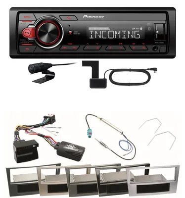 Produktbild von Pioneer MVH-330DAB Bluetooth Digitalradio Einbauset für Astra H Corsa D Zafira B