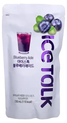 Obrázek produktu pro Ice Talk Blueberry Ade čajová specialita s příchutí borůvek 230ml