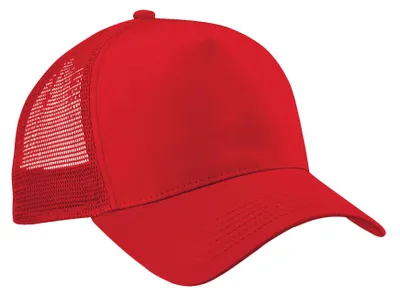 Obrázok produktu pre Beechfield - Trucker Cap Snapback pre mužov/ženy Uni FK1457 (jednotná veľkosť) (červená)