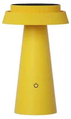 Produktbild von Luxus - Tischleuchte Solar Mambo - Gelb - H23 x Ø14