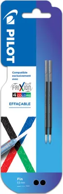 Produktbild von PILOT Ersatzmine FRIXION 4 COLORS 2er Blister schwarz