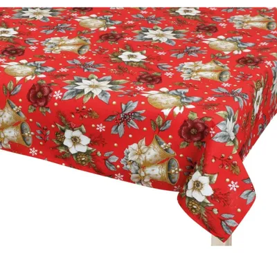 Produktbild von Tischtuch CHRISTMAS - 100x100 cm - Rot,Grau,Grün