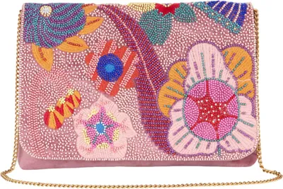 Produktbild von Oilily Umhängetasche Steve Shoulder Bag Embroidery Lilas altrosa