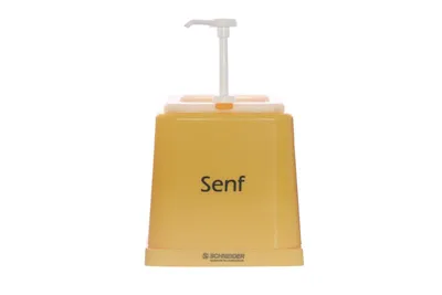 Produktbild von Senf Dosierspender Saucenspender 2000ml mit Druckknopf Polypropylen