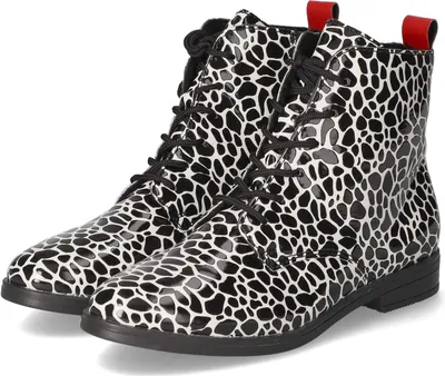 Produktbild von Rieker Schnür-,Zug-u.Schnallenstiefel in weiss/weiss kombi, Gr. 36