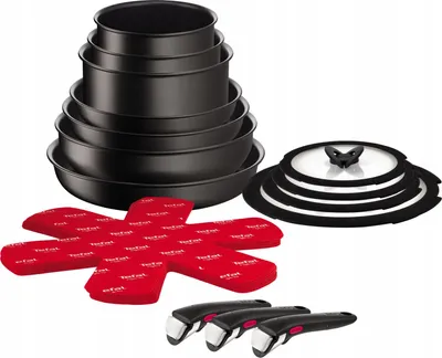 Image de Batterie de cuisine Tefal Ingenio Unlimited L7639653 Induction Aluminium, 22 pièces