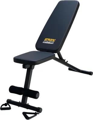 Imagen del producto de Banco de pesas STG8X, plegable, banco de entrenamiento ajustable, banco inclinado, multifunción