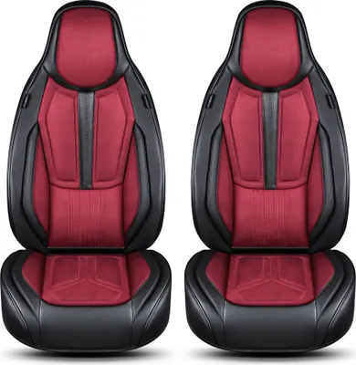 Produktbild von Schonbezüge Sitzbezüge für Smart Forfour W453 Bj ab 2014 in Schwarz/Rot DS2