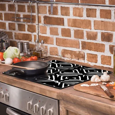 Imagen del producto de Placa de vitrocerámica protectora para cocina, 2 x 30 x 52 cm, con diseño
