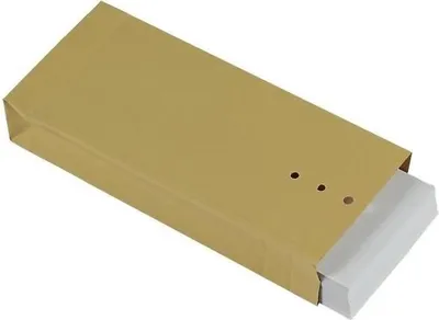 Produktbild von Musterbeutel 100x225x40mm 120g/qm ohne VE=250 Stück braun