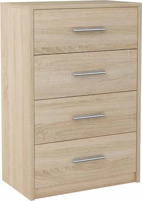 Obrázok produktu pre BODO 60cm 4S komoda SONOMA, 4 zásuvky, polica