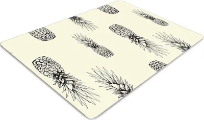 Obrázek produktu pro Ochranná podložka pod židli - Ochranná podložka pod židli - Podložka pod podlahu - 140x100 cm - Ananasový vzor