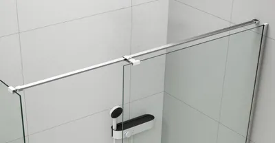 Immagine prodotto di Polysan ESCA, supporto angolare universale per box doccia da 1400 mm, cromato