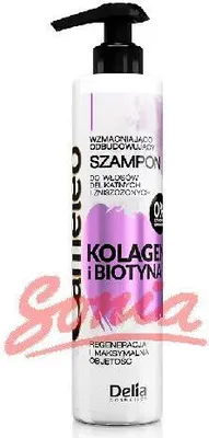 Produktbild von Cameleo Collagen & Biotin Strengthening and Rebuilding Hair Shampoo for Sensitive & Damaged Hair 250ml