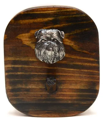Imagen del producto de Art-Dog Perchero de pared – Grifón de Bruselas – con 1 gancho