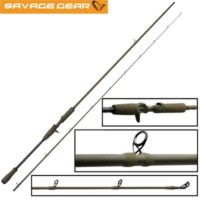 Produktbild von Savage Gear SG4 Crank & Vib Specialist 230cm 12-32g - Baitcaster Rute