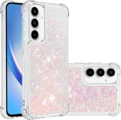 Produktbild von Samsung Galaxy A56 Hülle - Coverup Liquid Glitzer Back Cover - Pink