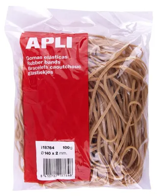 Productafbeelding van Elastische banden 140 x 2 mm in zak van 100 g